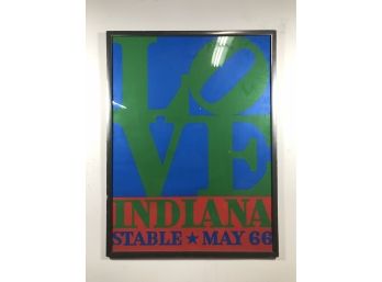 Love Stable May 66 Pop Art By Robert Indiana