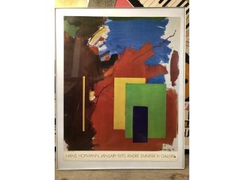 Framed Hans Hofmann Mid-Century Abstract Poster