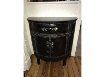 Half Moon Leather Cabinet
