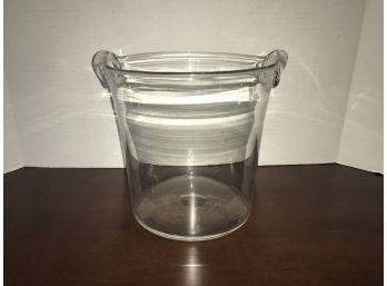 Crystal Ice Bucket W/ Handles