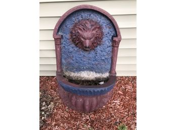Fiberglass Fountain ~ Lion Head ~