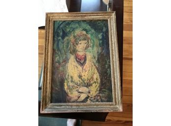 Vintage Oil Painting  Signed ~Laville ? 1951 ~