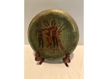 Metal Ancient Egyptians Haging Wall Disc