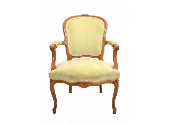 Velvet Chenille  Arm Chair