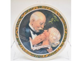 Norman Rockwell Christmas Plate 1976