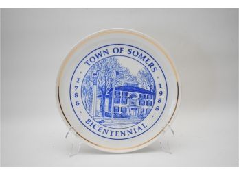 200th Anniversary Commemorative Plate Somers