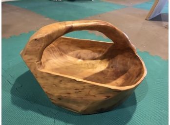 Handmade Root Wood Fruit Basket