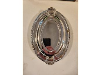 Never Used Silver-plated Serving Platter With Lid