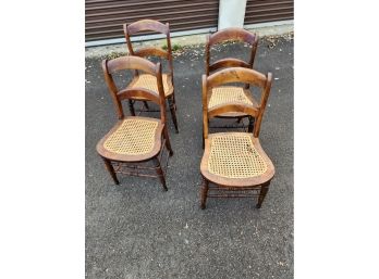 4 Wicker Chairs