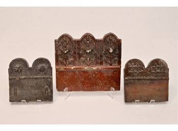 Set Of 3 Decorative Stone Tablets