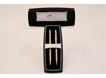 Classic Century 10 Karat Gold Filled/Rolled Gold Pen And Pencil Set (Valued At $220)