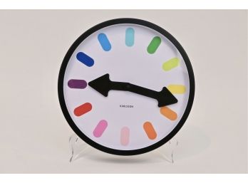 Karlsson Pictogram Rainbow Wall Clock