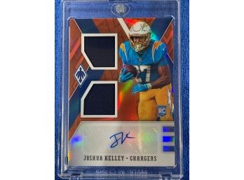 2020 Panini Phoenix Joshua Kelly Rookie Patch Auto Card #RDA-JK Numbered 66/125