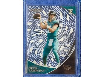 2021 Panini Chronicles Clear Vision Trevor Lawrence Rookie Card #CVR-1