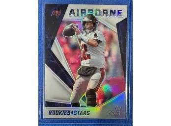 2020 Panini Rookies And Stars Tom Brady Airborne Holo Prizm Card #AB-2