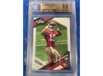 2009 Score Michael Crabtree Rookie Card #372 Graded Gem Mint 9.5