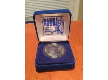 Babe Ruth Collector Coin With Case