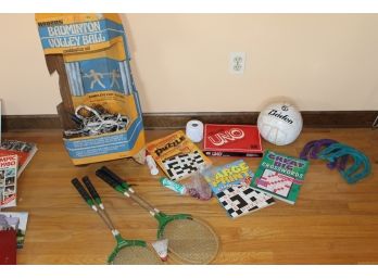 Collection Of Miscellaneous Indoor And Outdoor Games
