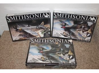 Collection Of 3 Vintage Smithsonian Model Airplanes By Revell - 1:32 Scale NOS  Lot #2