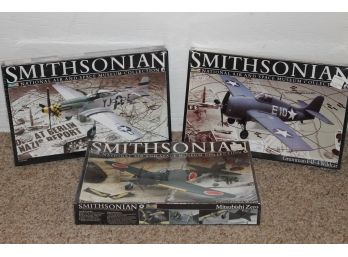 Collection Of 3 Vintage Smithsonian Model Airplanes By Revell - 1:32 Scale NOS Lot #1
