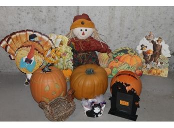 Halloween And Thanksgiving Fall Decorations