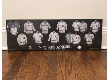 New York Yankees It's Hard To Be Humble Cooperstown Collection Uniforms Wall Plaque