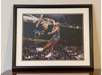 Framed Richard Jefferson Autographed Photo- Steiner COA