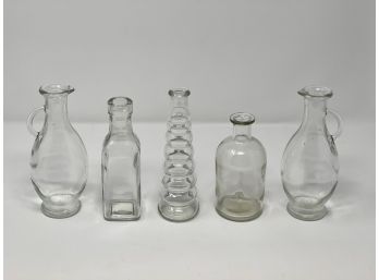 Collection Of Vintage Glass Cruets