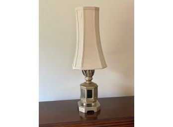 Small Mirrored Table Lamp