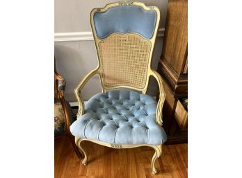 Vintage Louis XV Style Chair With Caning