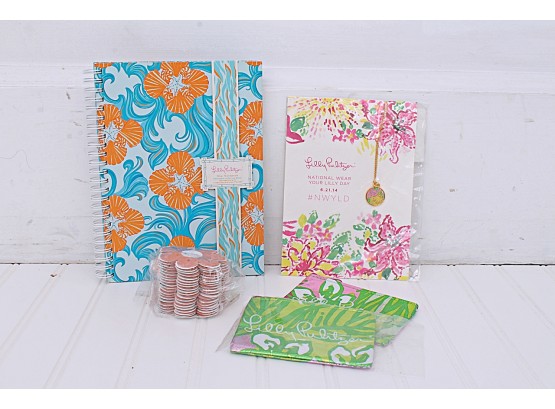 Lilly Pulitzer Note Pad, Cards & Micellaneous