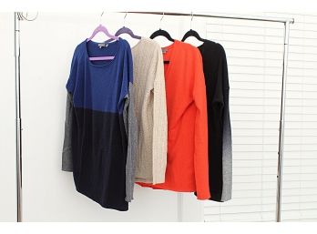 Four Vince Cashmere Sweater Tops, All Size XS