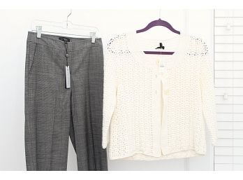 Talbots Knit Sweater And Pair Dress Pants, Retail $119, Each