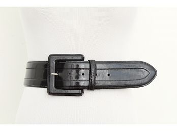 Ralph Lauren Wide Leather Belt, Size L, Retail $74