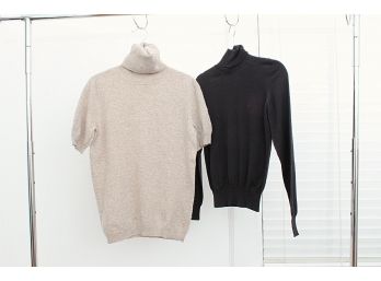Lanvin & Yves Saint Laurent Rive Gouche Sweaters, Size M