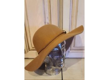 Tan Hat With Wide Brim From The San Diego Hat Co.