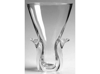 Signed Steuben Lyre Vase (RETAIL $800)