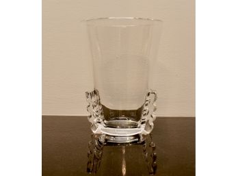 Signed Steuben Crystal Art Glass Vase