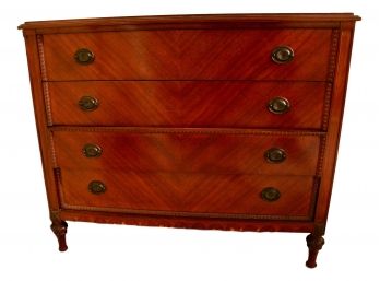 Four Drawer Vintage Mahogany Bachelor's Chest