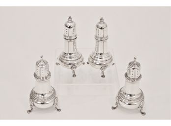Sterling Silver Fisher Salt And Pepper Shakers 9.465 Ozt