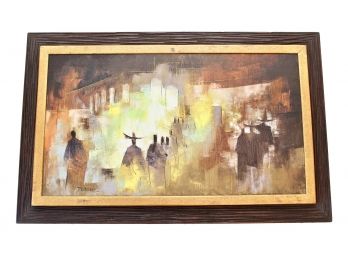 Juan R. Noguez Framed Oil In Canvas Painting