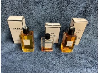 Chanel No. 5  . 1 Bottle Perfume , 2 Eau De Cologne