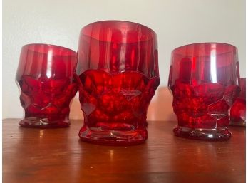 Viking Georgian Ruby Tumbler Set Of 8