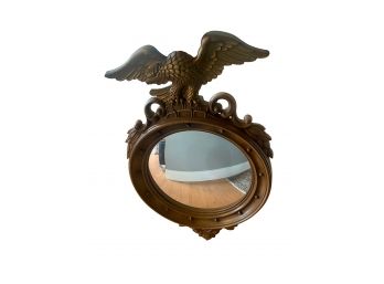 Syroco Round Convex Eagle Mirror