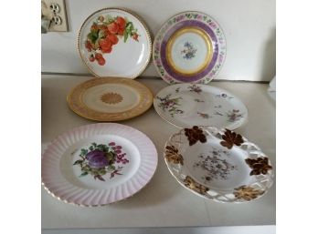 Lot Of 6 Vintage Plates 8-10' - Very Nice Plates!