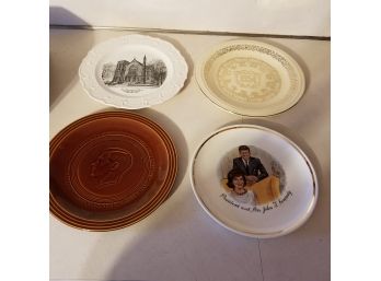 Lot Of 4 Collector Plates - 2 Meriden