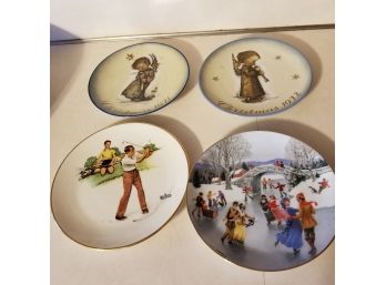 Lot Of 4 Collector Plates