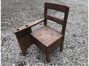 Antique Child's Classroom Chair