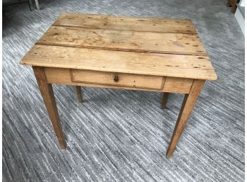 Antique Pine Side Table/Children's Desk