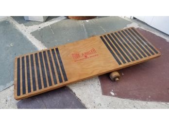 Vintage 'Ride-A-Roller' Balancing Board